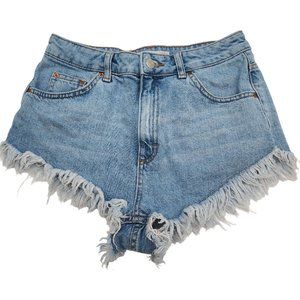 Topshop Jean Cutoff Booty Shorts Womens size 6